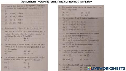 Vectors