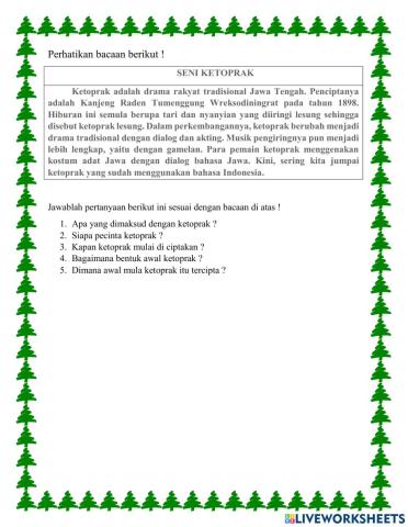 Latihan soal Bahasa Indonesia