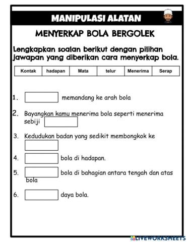 Menyerkap bola bergerak