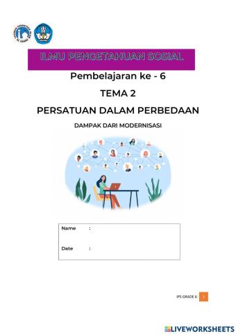 Tema 2. PERSATUAN DALAM PERBEDAAN