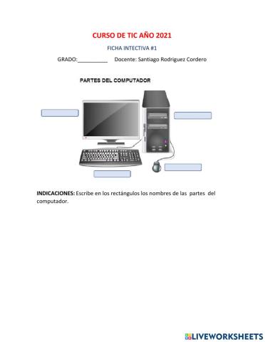 Partes del computador