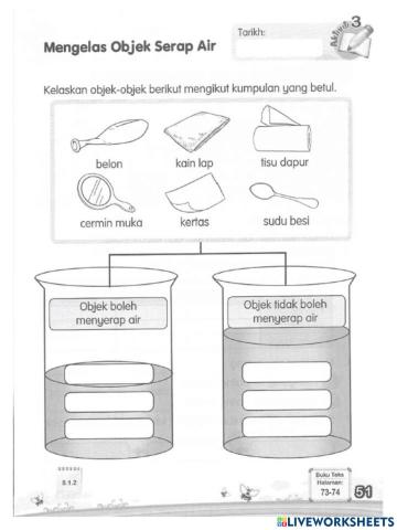 Sains tahun1 penyerapan