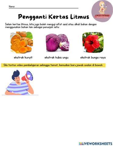 Pengganti Kertas Litmus