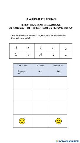 Huruf Bersambung