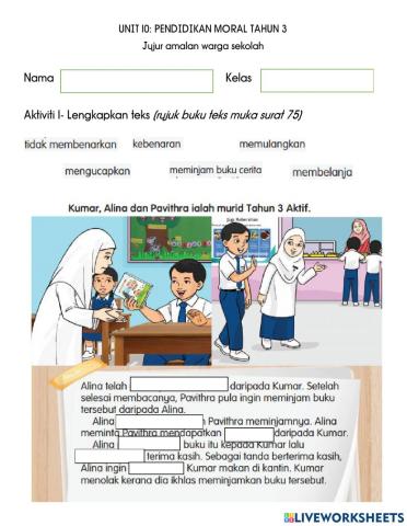 Unit 10:Pendidikan Moral Tahun 3 (3)