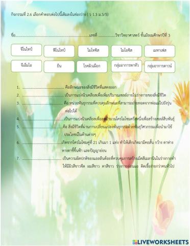 กิจกรรมที่ 2.6