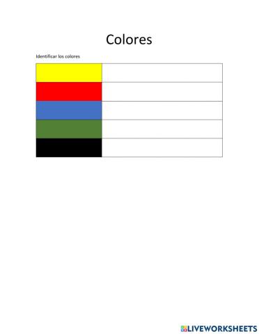 Los colores