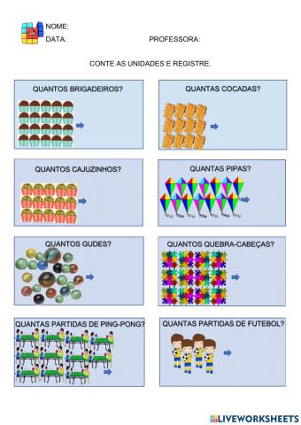 JUNTANDO QUANTIDADES