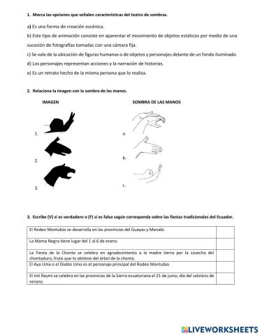 Tarea diagnóstica