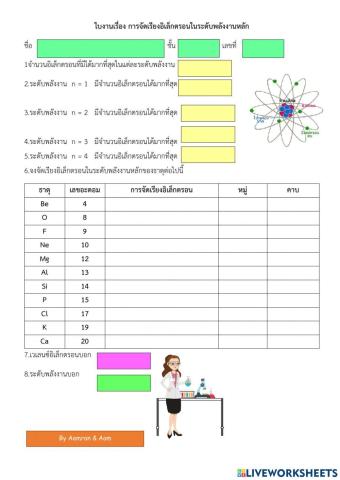 การจัดเรียงอิเล็กตรอน