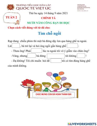 Tuần 2-Chính tả-T3-Mười năm cõng bạn đi học 