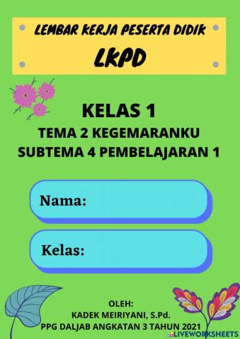 LKPD Kelas 1