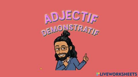 Adjectif démonstratif