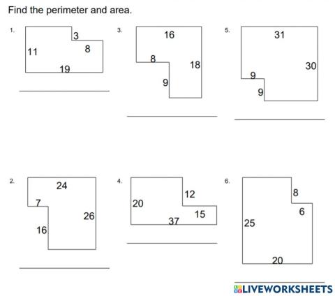 G5 U22 Area and perimeter