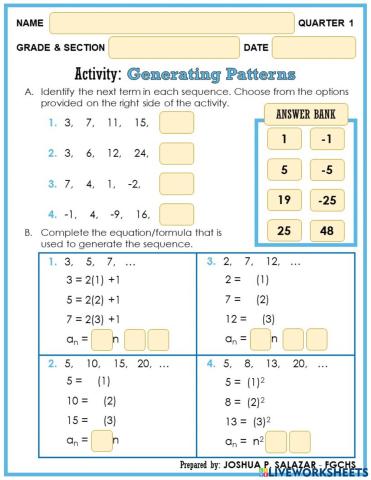 Generating Patterns