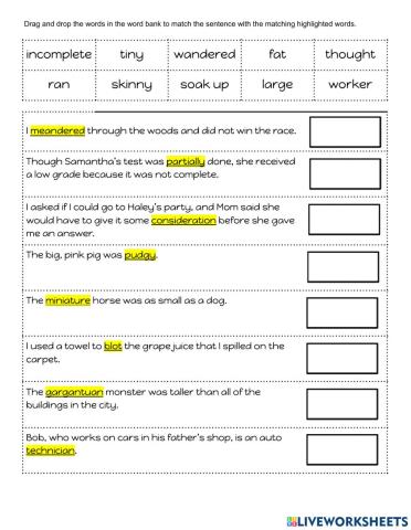 Context Clues Assessment