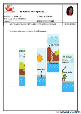 Atividade de natureza e sociedade