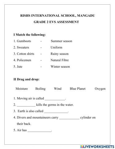 EVS SLIP TEST FOR CH 6 - 7