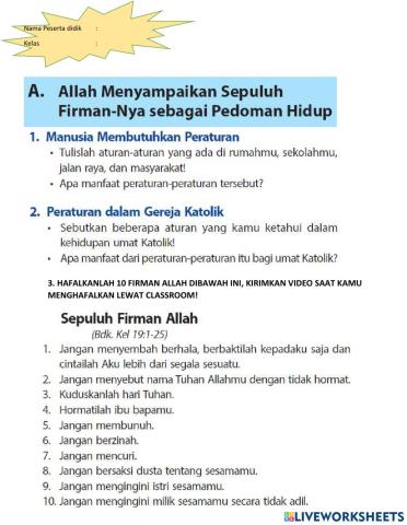 Lembar kerja peserta didik kelas 4