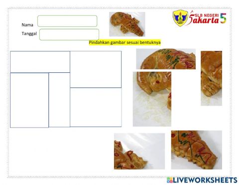 Puzzle roti buaya