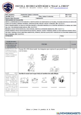 Diagnostica 3º