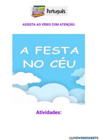 Festa no céu