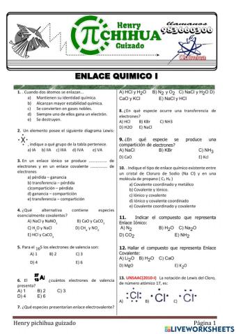 Enlace químico