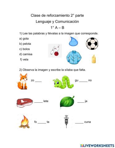 Reforzamiento 2° parte