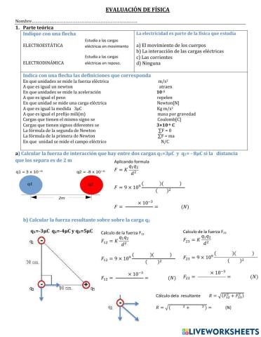 Prueba de conocimientos