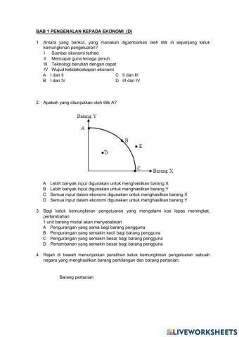 Pengenalan kepada ekonomi (D)