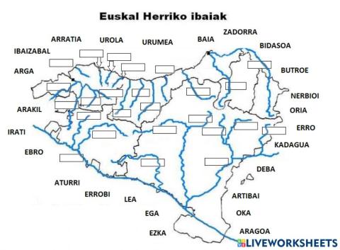 Euskal Herriko ibaiak