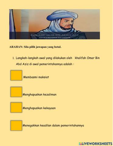 SEJARAH-Khalifah umar bin abd aziz