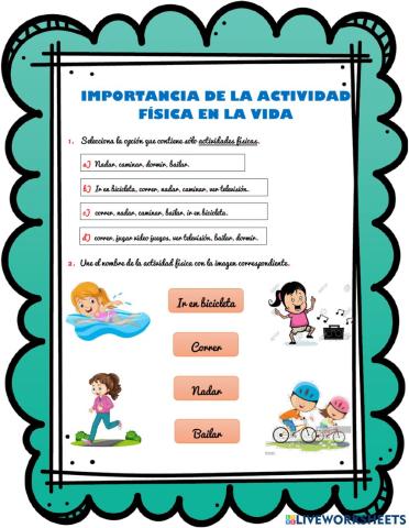 Actividad Física y Buena Alimentación