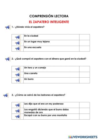 Lectura comprensiva n.- 01