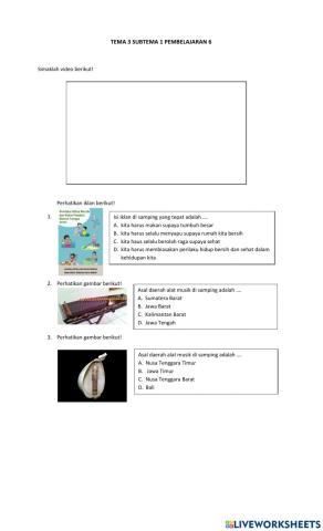 Tema 3 Subtema 1 Pembelajaran 6
