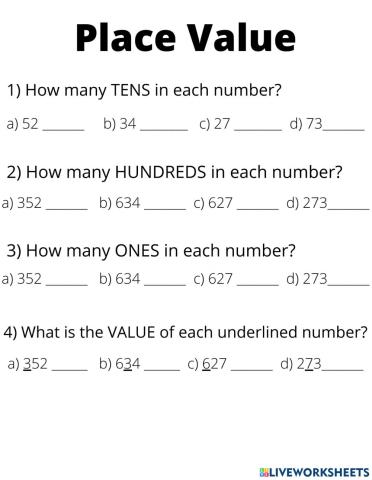 Place Values