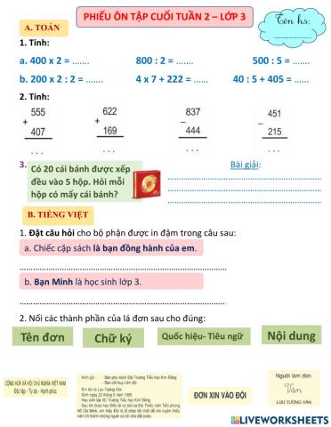 Bt cuối tuần 2-L3