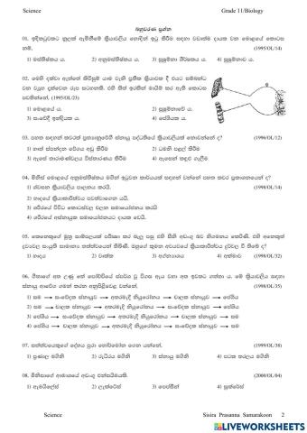 MCQ science