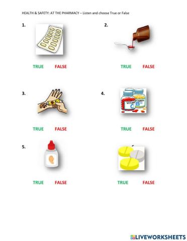 At the Pharmacy - What's the Medicine? Ex.4