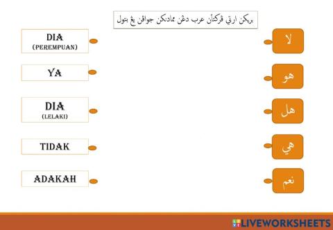 Bahasa Arab Latihan 2