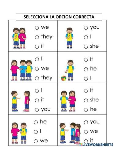 Personal pronouns