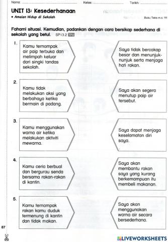 Cara Bersikap Sederhana Di Sekolah