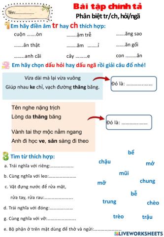 Chính tả Chiếc áo len