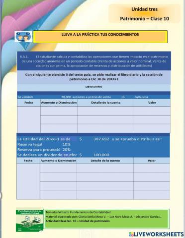 Clase 10 - Reservas y entrega de dividendos