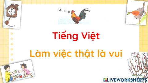 Đọc - làm việc thật là vui