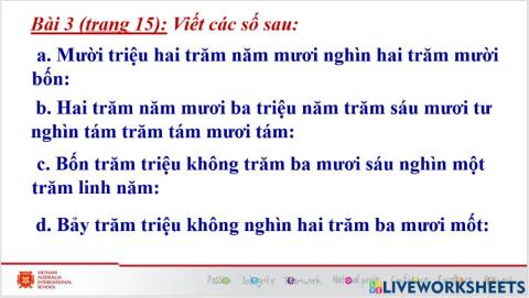 Tuần 3 - toán - thứ 2 - bai 3