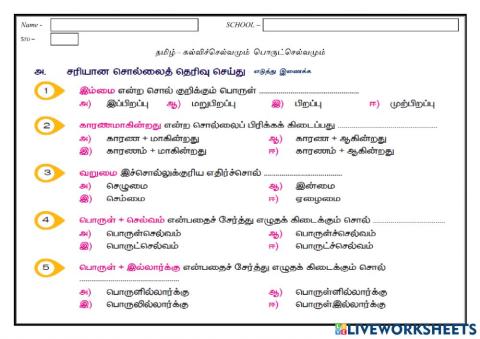 கேள்விச்செல்வம் பொருட்செல்வம்