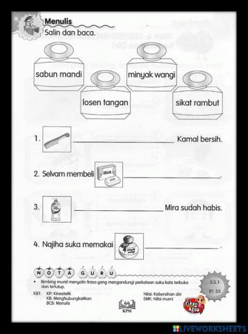 Bahasa melayu ppki tahun 3