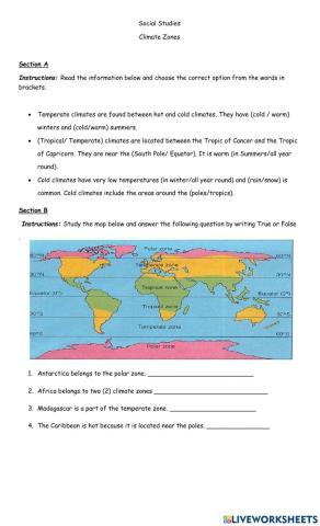 Climate Zones