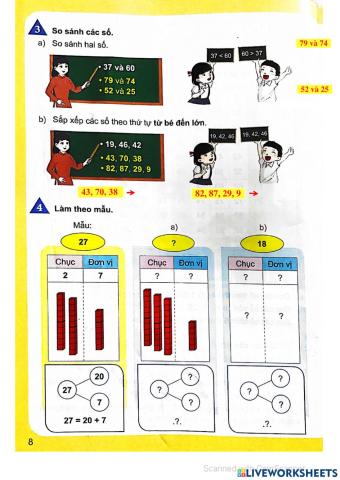 Ôn tập các số đến 100